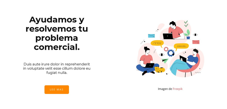 Tu equipo de asistentes Tema de WordPress