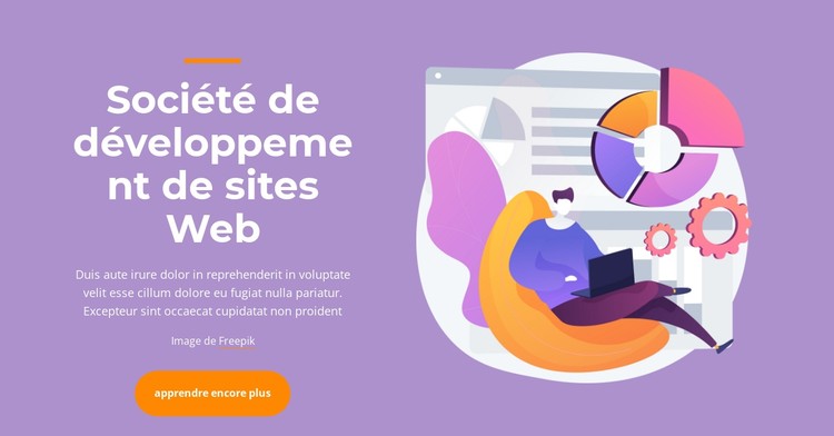 Développement de sites Web complexes Modèle CSS