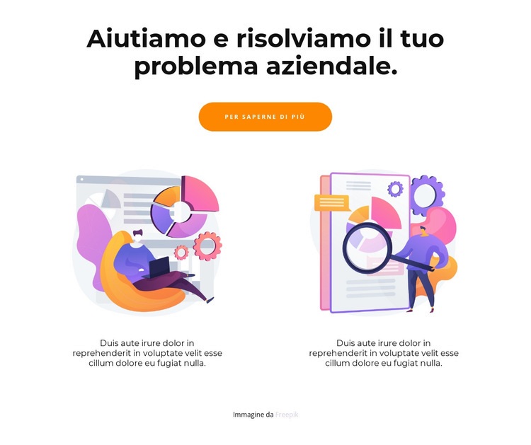 Due modi per risolvere i problemi Mockup del sito web