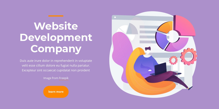 Complex website development One Page Template