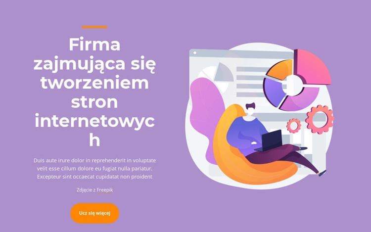 Kompleksowe tworzenie stron internetowych Szablon HTML5