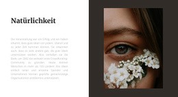 Natürlichkeit Ist Angesagt – Kostenloses Website-Mockup