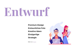 Design-Layout-Funktionalität Für Progressives Design