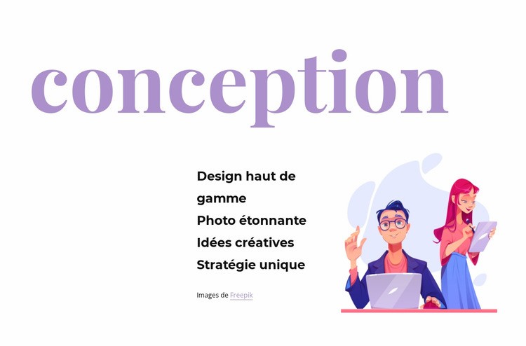 Conception progressive Maquette de site Web