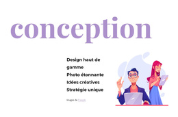 Conception Progressive - Thème WordPress Professionnel Personnalisable