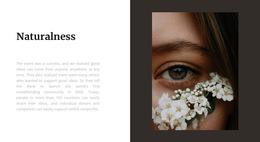Naturalness Is Fashionable - HTML5 Page Template