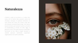 La Naturalezza È Di Moda - Mockup Di Sito Web Gratuito