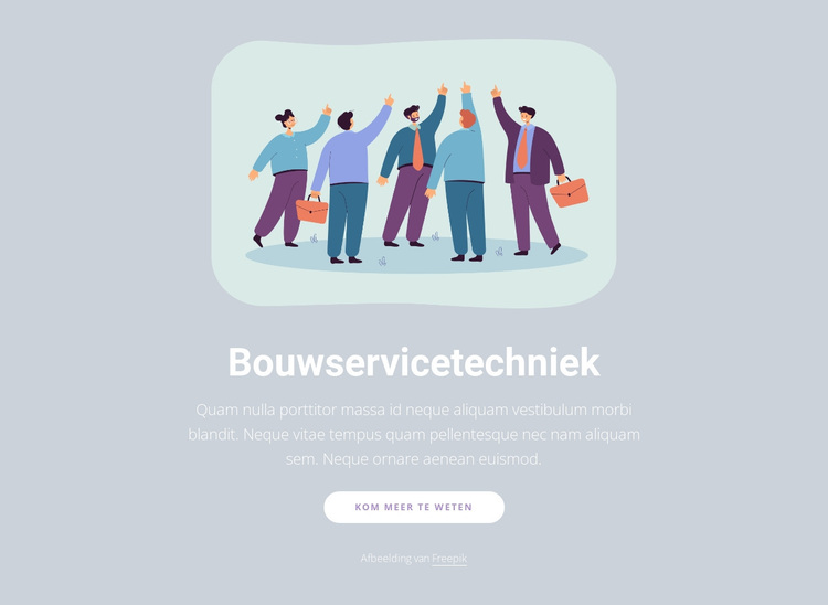 De toekomst is ons werk WordPress-thema