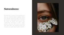 Naturalness Is Fashionable - Free Website Design