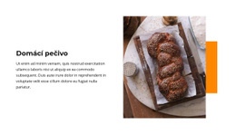Domácí Buchty Šablona Webové Stránky
