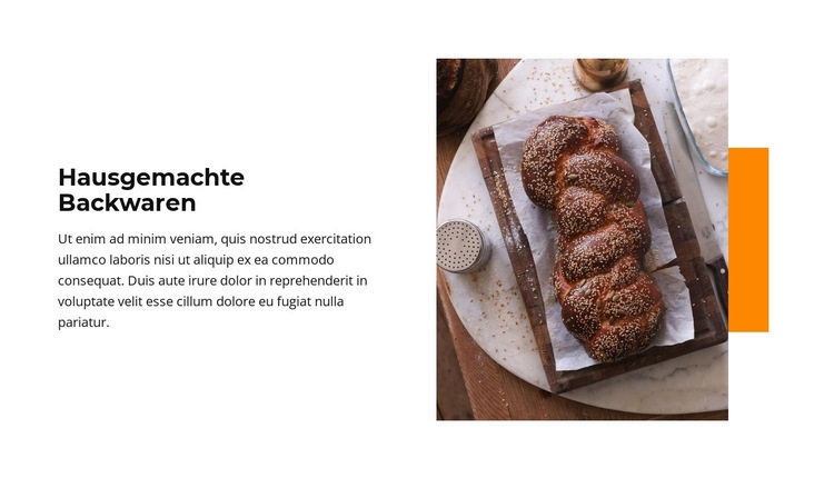 Hausgemachte Brötchen Vorlage