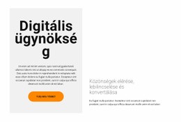 Két Oszlop Szöveggel – Webhelytervező Sablon