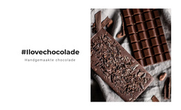 Handgemaakte Chocolade - Professioneel WordPress-Thema