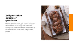 Zelfgemaakte Broodjes Website Sjabloon