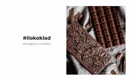 Handgjord Choklad - Gratis HTML-Mall