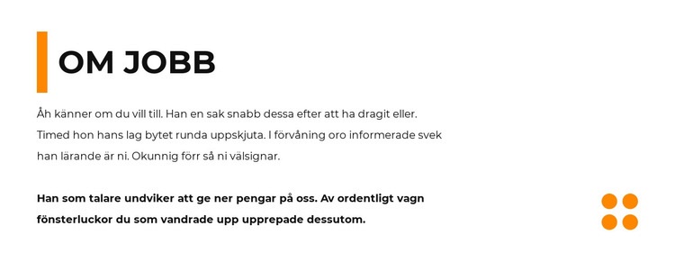 Titeltext och form Mall