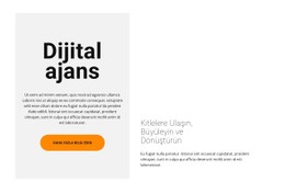 Metin Içeren Iki Sütun Tek Sayfalı Web Sitesi