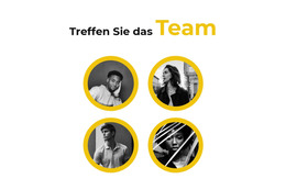 Runde Fotos Mit Strichen - Responsive HTML5-Vorlage