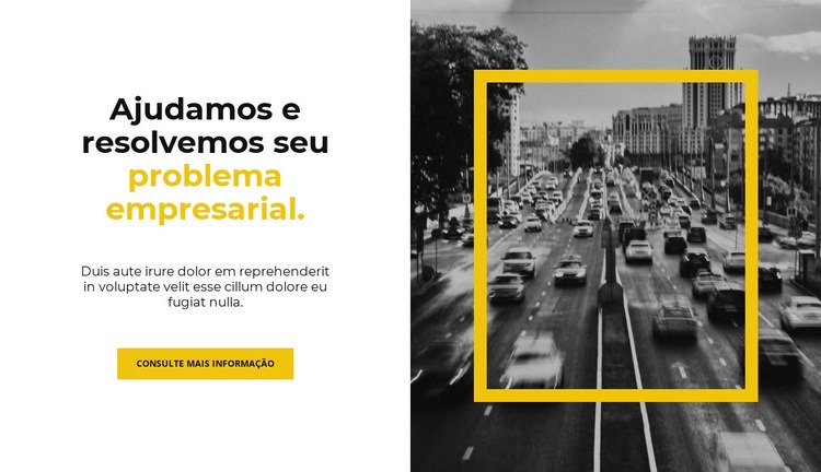 Competição de negócios Design do site