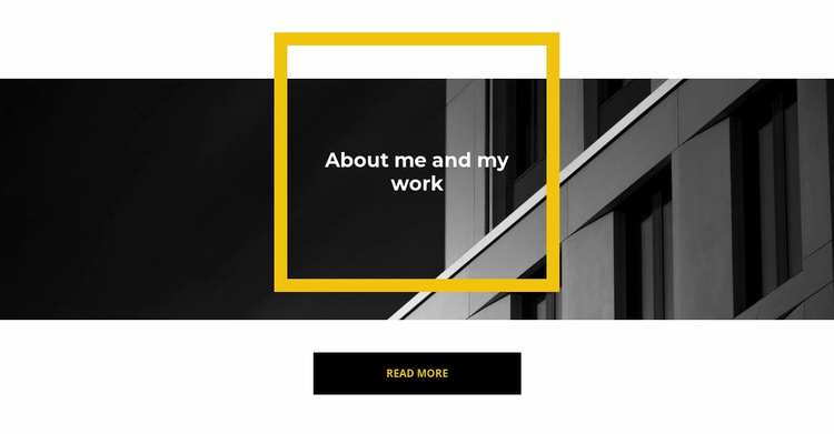 My successful work Website Template