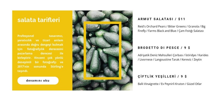 Sebze Salatası Tarifleri Açılış sayfası