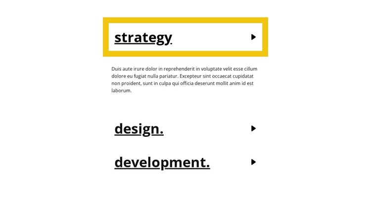 Accordéon de course Modèle CSS