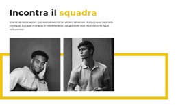 Parte Maschile Della Squadra - Generatore Di Siti Web Professionale Personalizzabile