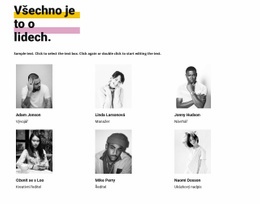 Je To Všechno O Lidech - Responzivní HTML Šablona