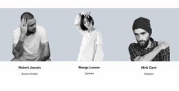 Nossa Equipe Altamente Treinada - Modelo HTML5