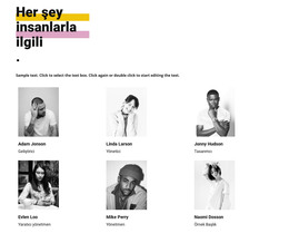 Her Şey Insanlarla Ilgili - Duyarlı HTML Şablonu