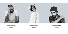 Yüksek Eğitimli Kadromuz Için Bir Sayfa Şablonu