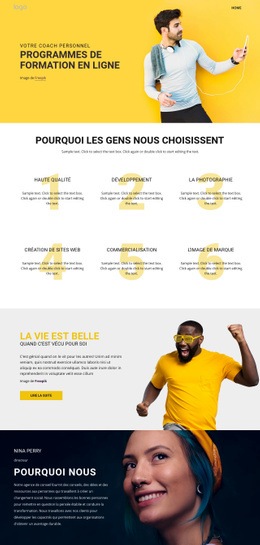 Connaissance De L'École De Formation - Maquette De Site Web Gratuite