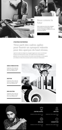 L'Avenir Des Entreprises - Website Creator HTML