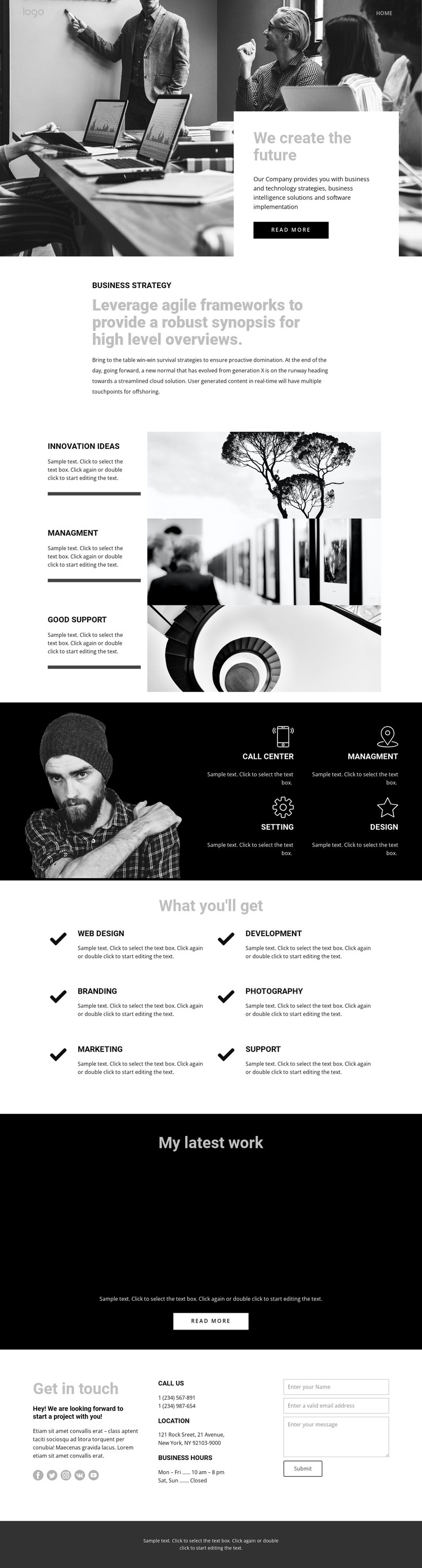 Future of corporate business HTML Template