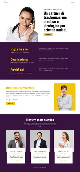 Strategia Creativa Nel Mondo Degli Affari - Design Del Sito Web Definitivo