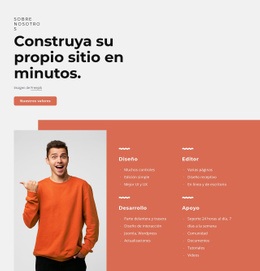 Cree Su Propio Sitio En Minutos - Creador De Sitios Web Personalizados