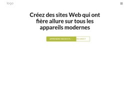 En-Tête Avec Deux Boutons #Website-Mockup-Fr-Seo-One-Item-Suffix