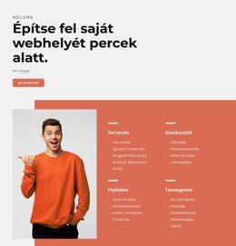 Webhelysablon Ehhez: Készítse El Saját Webhelyét Percek Alatt