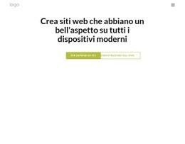 Intestazione Con Due Pulsanti - Modello HTML5 Pronto Per L'Uso