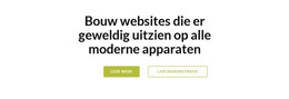 Koers Met Twee Knoppen - Sjabloon Voor Websitebouwer