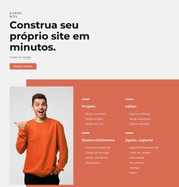 Construa Seu Próprio Site Em Minutos - Construtor De Sites Personalizados