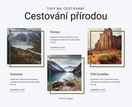 Cestovní Společnost Zaměřená Na Přírodu Šablona