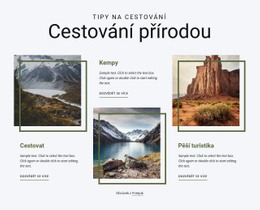 Návrh Stránky HTML Pro Cestovní Společnost Zaměřená Na Přírodu