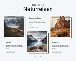 Naturorientiertes Reiseunternehmen - Zielseite Zum Kostenlosen Download