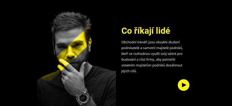 Zákazníci sdílejí své příběhy Šablona HTML