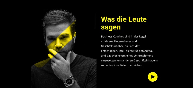 Kunden teilen ihre Geschichten Website Builder-Vorlagen