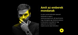 Az Ügyfelek Megosztják Történetüket Alap Html Sablon CSS-Sel