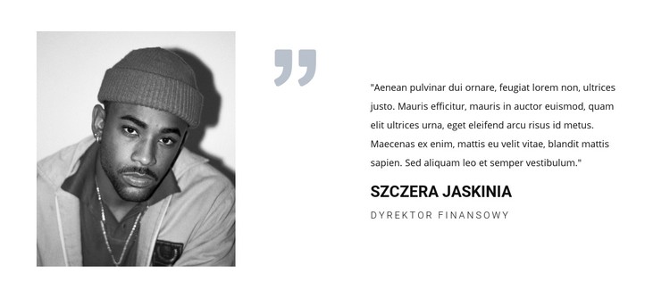 Ludzie mówią Szablon CSS