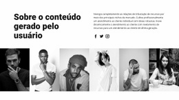 Sobre O Conteúdo Do Usuário - Construtor De Sites Multiuso