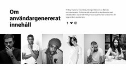 Produktdesigner För Om Användarinnehåll